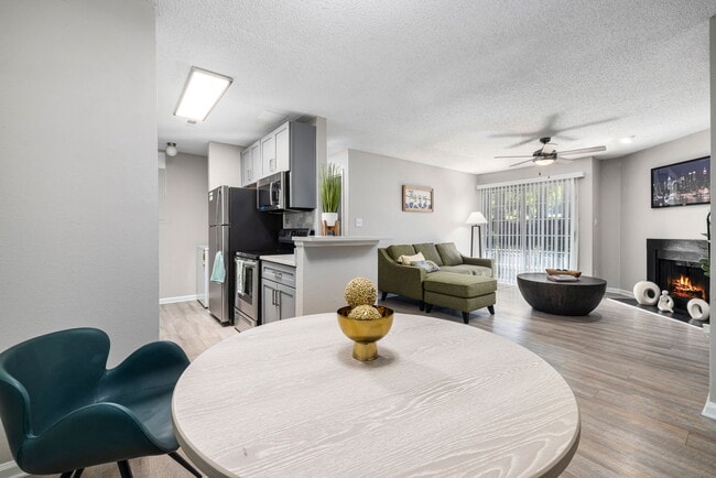 2BR, 2BA - 1059SF Kensington - Living Area - View at Lake Lynn