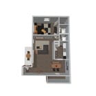One Bedroom Floorplan