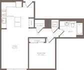 A4h -1x1 floor plan Linea Midtown