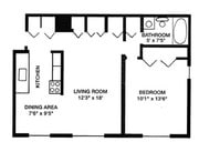 1BR/1BA