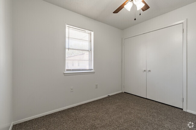 White/Grey 2BR, 1BA - 869SF - Bedroom