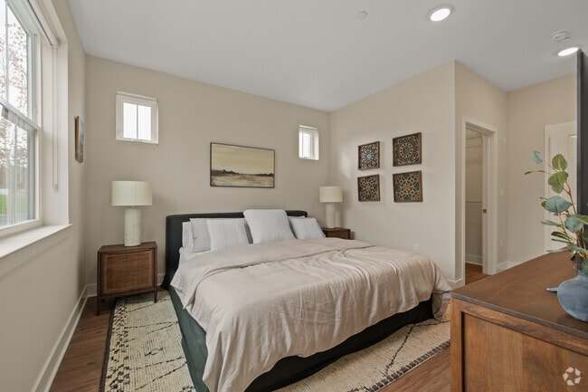 2BR, 2BA - 1,155SF - Bedroom