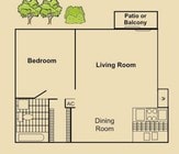 1BR/1BA