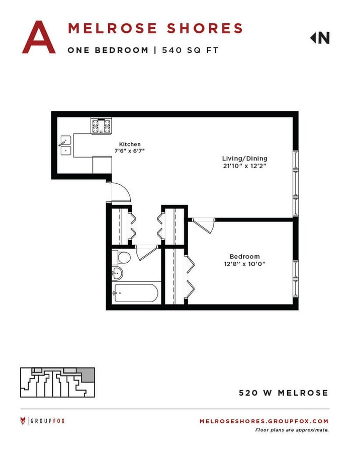 520 Melrose Ave., Unit 5205J, Chicago, IL 60657 - 523 W Melrose St Apartment Unit 5205J