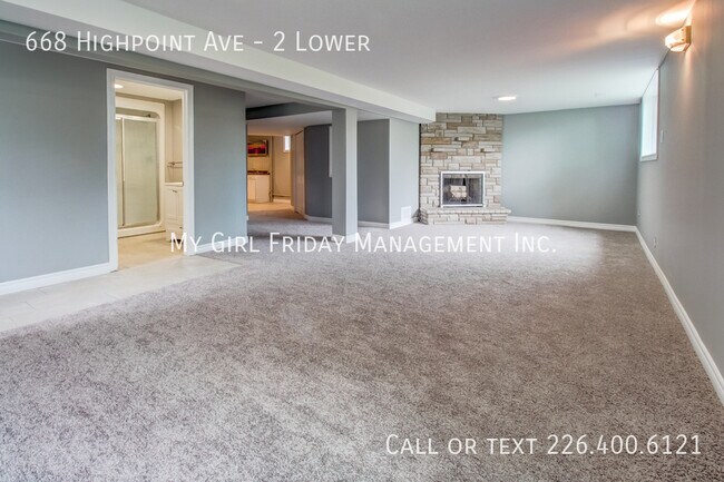 Photo - 668 Highpoint Ave Unité 2 Lower