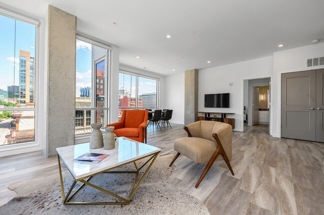 The Blonde Apartments open layout