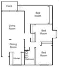 3BR/1BA