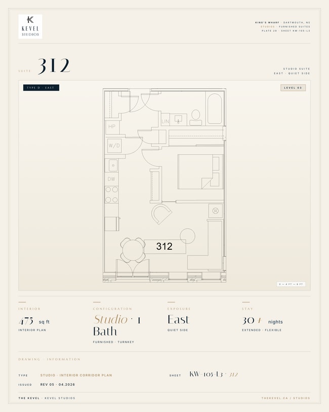 Building Photo - 1 Bedroom Suite · 475 sq ft Unit 312