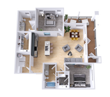 Apartamento de dos habitaciones en Legacy at Veramendi