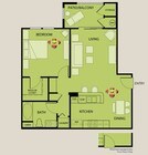 1BR/1BA