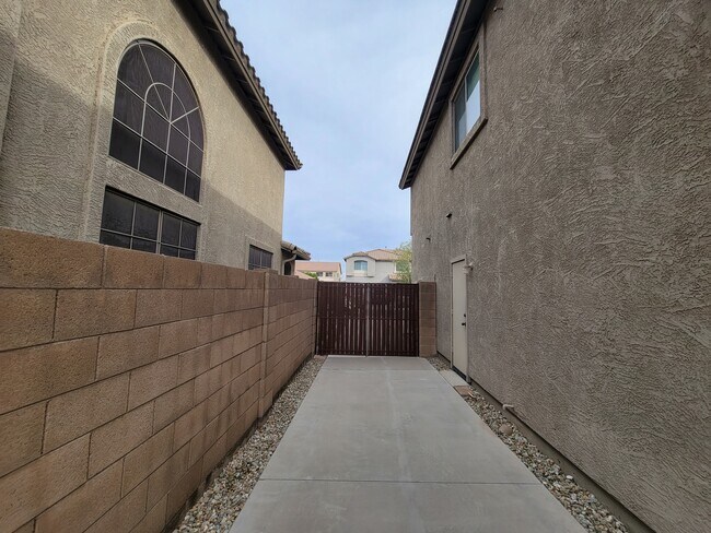 Garage side door and large RV gate