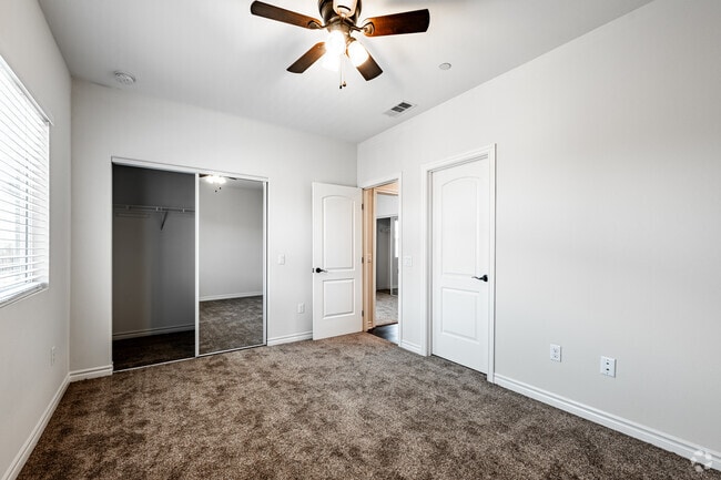 Phase 2 Plan 2 - 2BR, 1BA - 952SF - Primary Bedroom