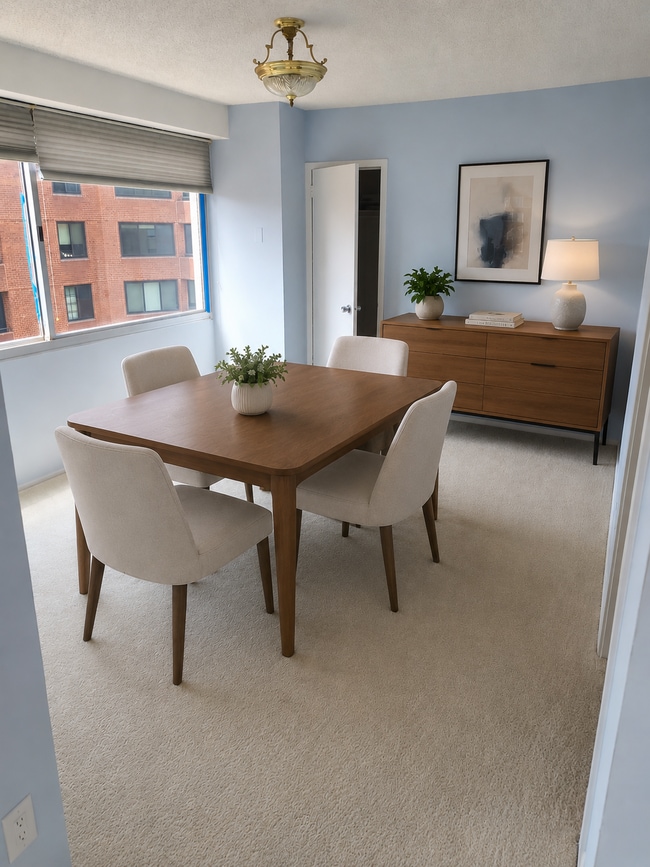 DR - Virtually staged to show possible use & layout of the space. - 5500 Friendship Blvd Unit 1516N