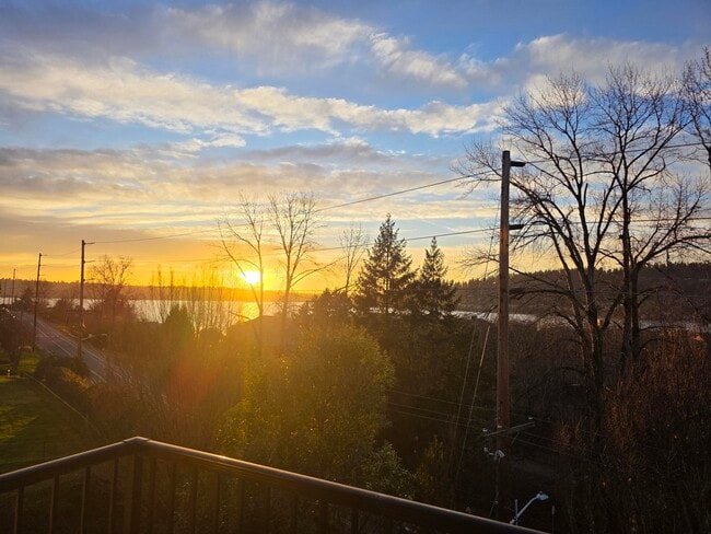 Sunet Views - from the living room - 4100 Lake Washington Blvd N