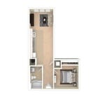 1 dormitorio / 1 baño A3 633 pies cuadrados