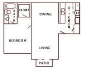 1 Bedroom - A