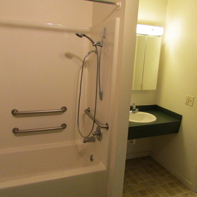 Accessible bath set-up - 2130 Frances St Unit 2130