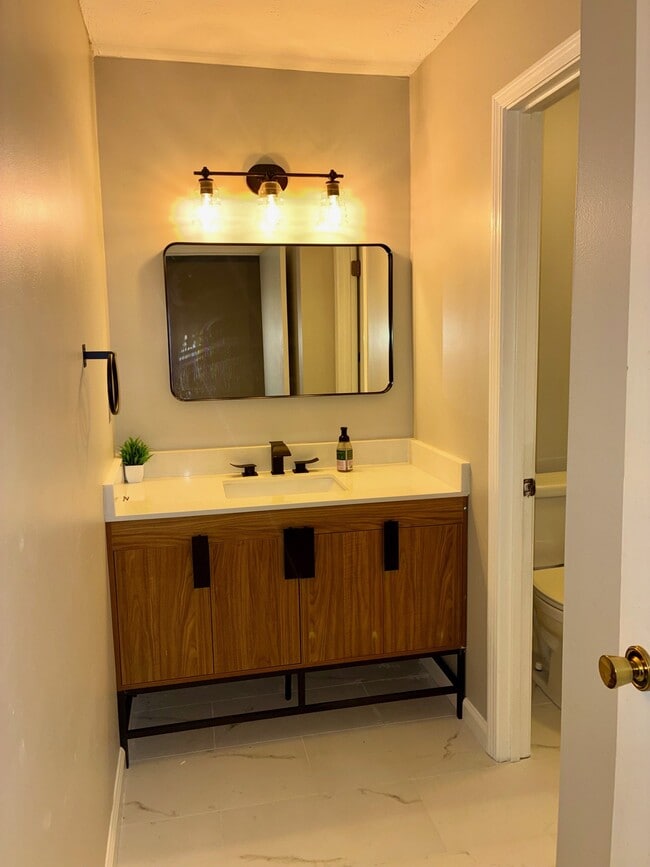 en-suit fully renovated bathroom - 1405 Vicksburg Plz Unit 1405