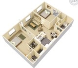 2BR/2BA