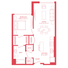 A9 | 1x1 | 723 sq ft