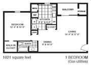 1BR/1BA