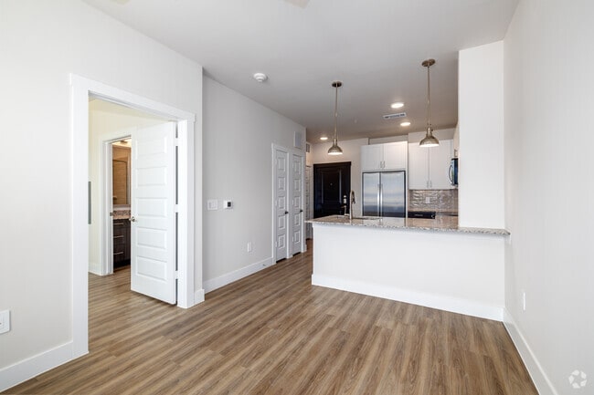 A0 1BR, 1BA - 504SF - Living Area - The Grace at Creekside