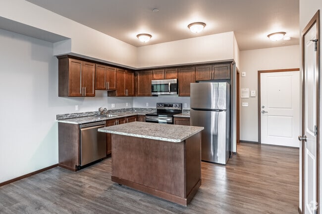 1BR, 1BA - 621SF - Kitchen