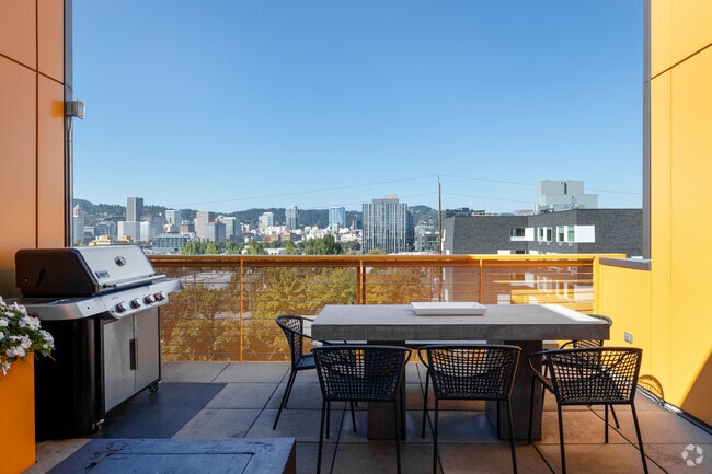 Rooftop grill area with view - Lower Burnside Lofts