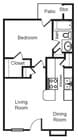 1BR/1BA