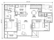 Lake Eustis - 1,403 Sq. Ft., 2-Bed, 2-Bath, 2nd Floor