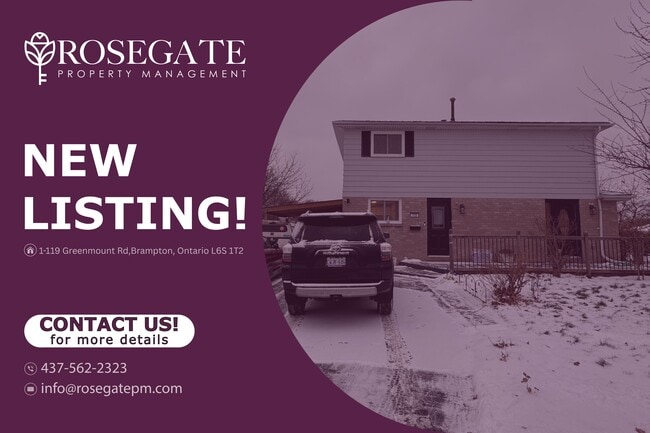 Spacious 4-Bedroom Upper-Level Apartment in Brampton - Spacious 4-Bedroom Upper-Level Apartment in Brampton Unit 1