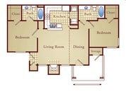 2BR/2BA