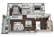 Floor Plan H - 3D