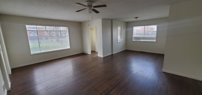 Photo - 4 bed, 2 Bath, 1100 SF with washer/dryer hookups, large, fenced yard and garage.