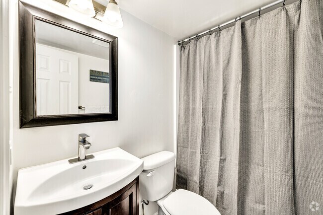 1BR, 1BA - 700SF - Bathroom - Sandy Bay Apartments (Furnished)