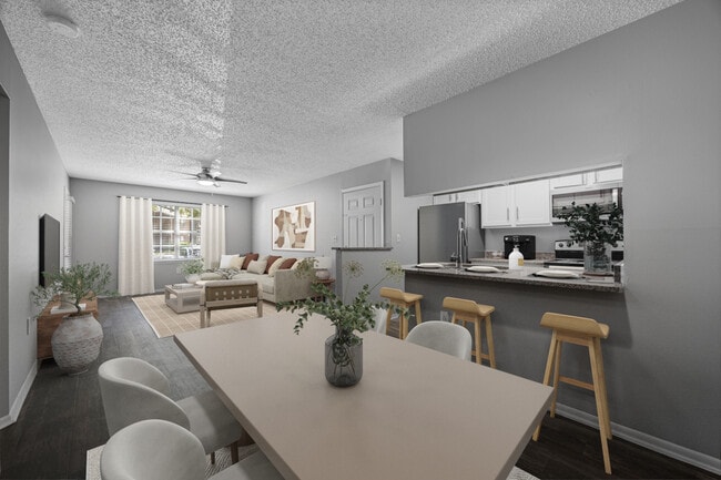 1 BR, 1 BA-696 SF- Newly Renovated- Park at Walden Lake