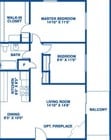 2BR/1BA