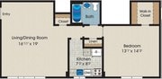 1BR/1BA