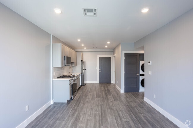 2BR, 2BA - 1,250SF - Living Space & Kitchen