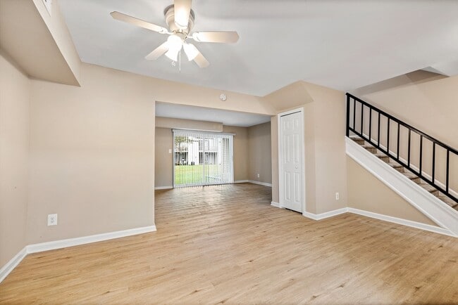 Plank flooring downstairs