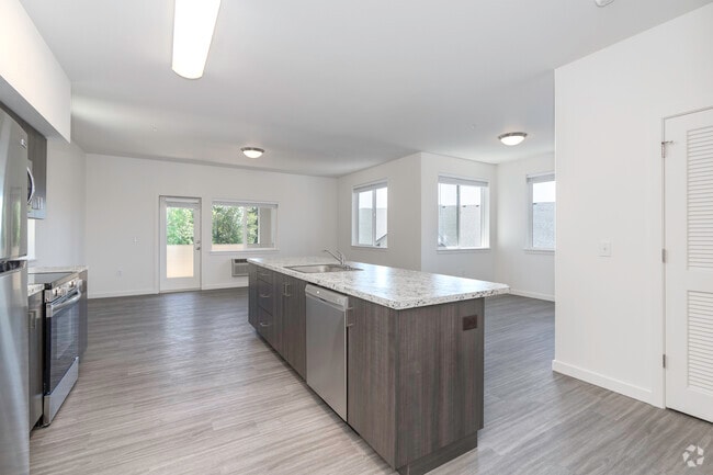 2BR, 2BA -1,063SF Kitchen