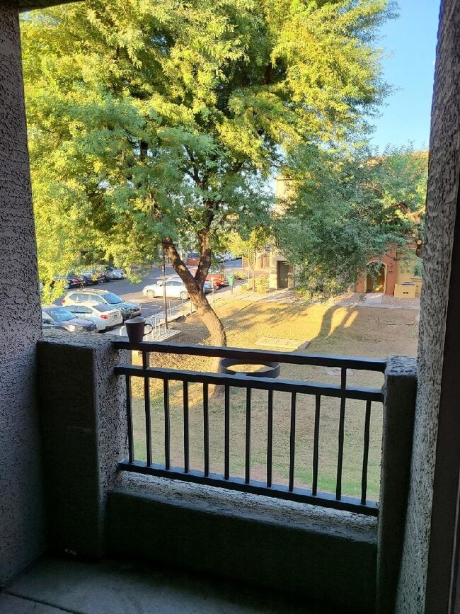 View of grassy area from balcony - 2401 E Rio Salado Pky Unit 1052