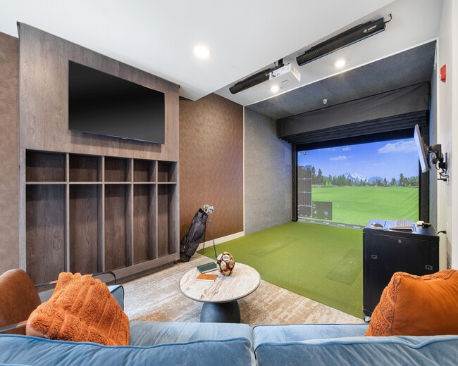 Golf Simulator Lounge