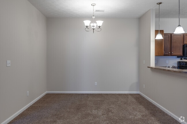 2BR, 2BA - 1,117SF Dining Room