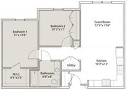 2HAB/1BA