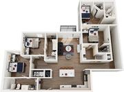 Signature at Varsity D5 4 Bedroom Floor Plan