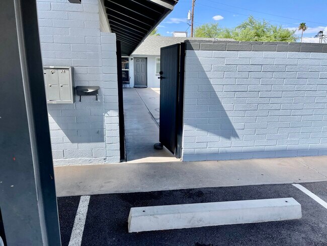 Gated property Entry - 42 W 6th Pl