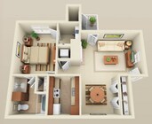 Sommerset Apartments Remodeled 1 Bedroom
