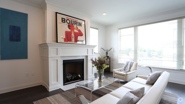 Spacious living room overlooking High St.