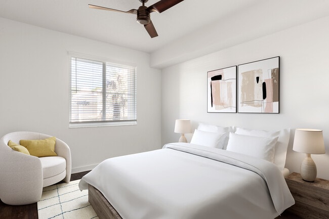 Retreat to a bedroom built for relaxation